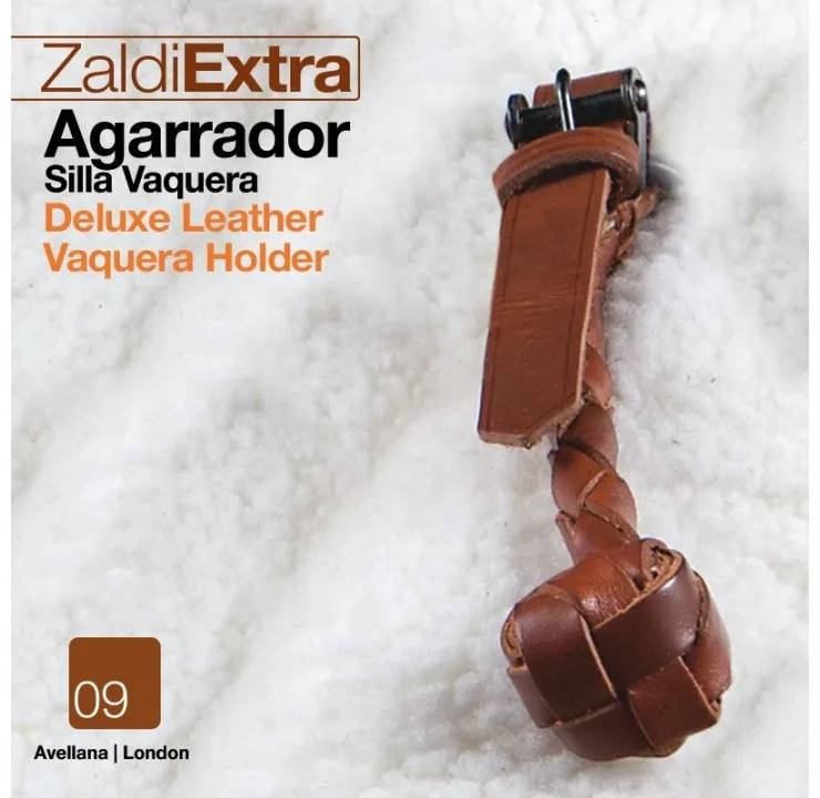 19CE0840-209D-4F8E-A05C-BE929D7ACAB4 AGARRADOR SILLA VAQUERA ZALDI EXTRA AVELLANA - Imagen 1