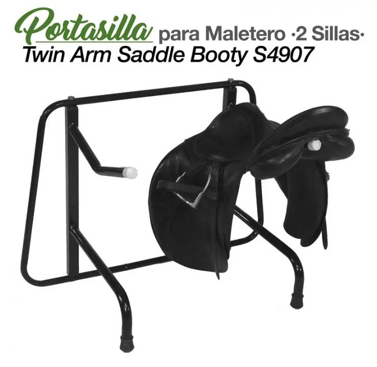0CDF1816-570A-48D1-B726-08D9137648E0 PORTASILLA PARA MALETERO 2 SILLAS S4907 NEGRO - Imagen 1