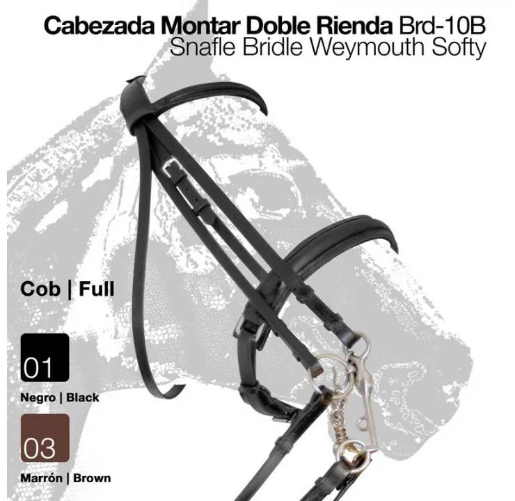 11750216-206C-46CF-95D9-F2F164B75C2C CABEZADA MONTAR DOBLE RIENDA BRD-10B Zaldi - Imagen 1