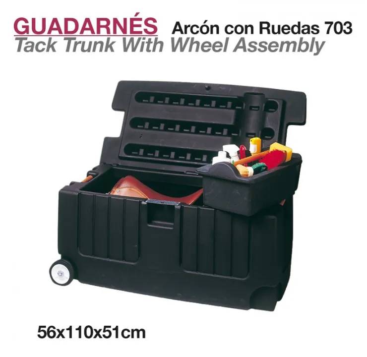 1BCA4ACD-827C-4A6C-8439-64FA4E255B35 GUADARNÉS ARCÓN CON RUEDAS 703BLK 56x110x51cm - Imagen 1