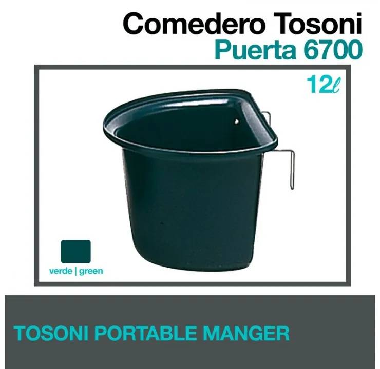 24C906CF-3D71-4C1F-82CA-C8ECD51E953A COMEDERO TOSONI PUERTA 6700 VERDE - Imagen 1