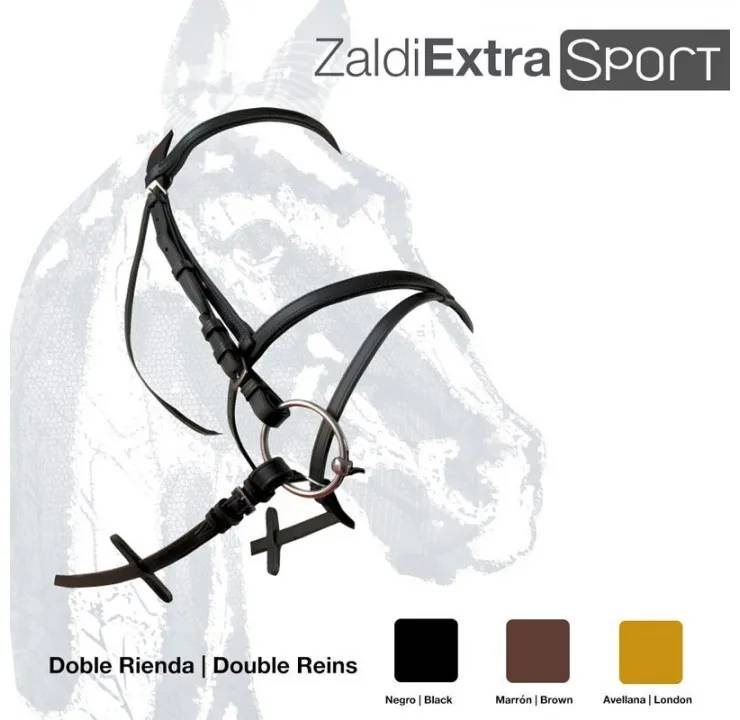 2E04DA5F-DEEA-4682-8928-1B0342022C10 CABEZADA ZALDI EXTRA SPORT DOBLE RIENDA Zaldi - Imagen 1