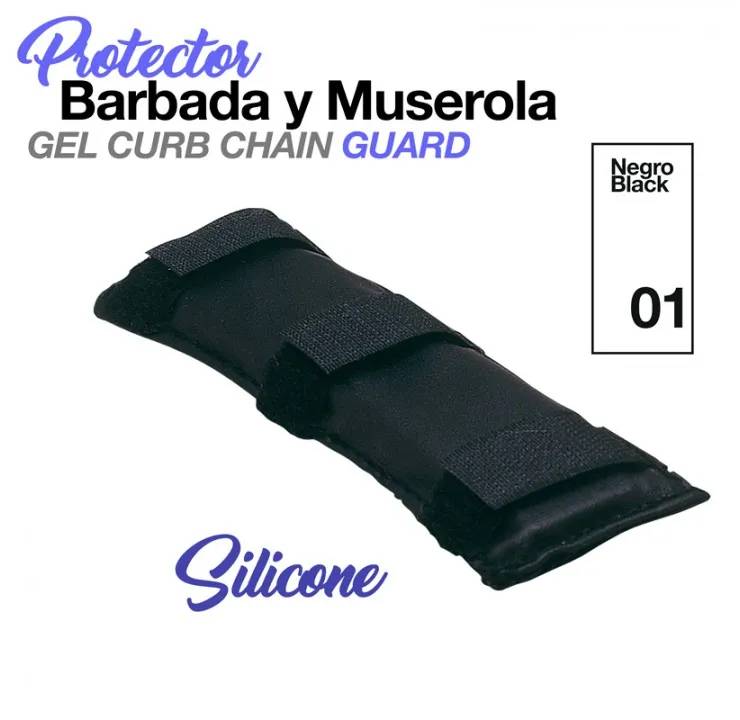 4666FE12-81B0-4853-AD95-116A131302AC PROTECTOR BARBADA Y MUSEROLA SILICONA 2013 NEGRO Zaldi - Imagen 1
