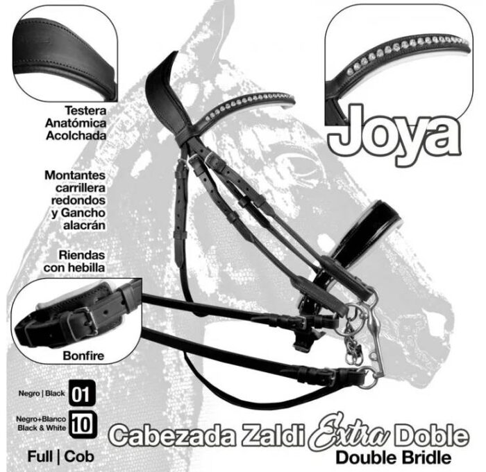CABEZADA ZALDI EXTRA JOYA DOBLE Zaldi - Imagen 1