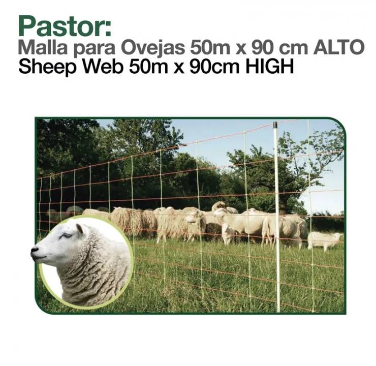 79FA74BD-3FDC-4481-AC1B-5D6725D3F77B PASTOR: MALLA PARA OVEJAS 50m x 90cm ALTO - Imagen 1