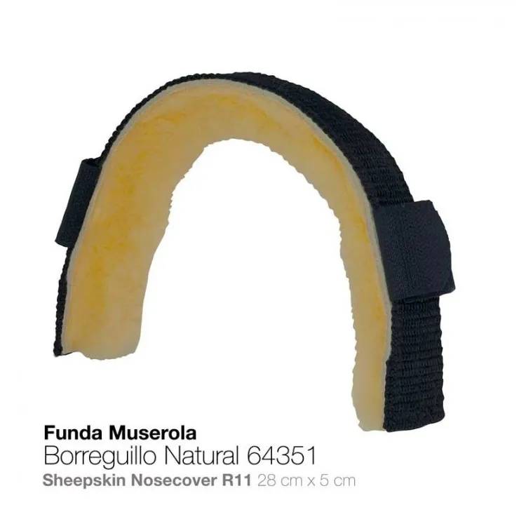 83EC6BB5-BFB7-4529-9BAB-B4BAAD6335C5 FUNDA PARA MUSEROLA BORREGUILLO NATURAL 64351 - Imagen 1