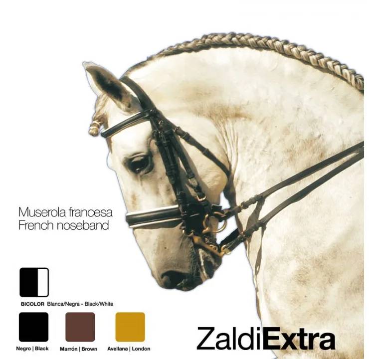 8F9B7414-6416-480D-9E31-72C824D636E6 CABEZADA ZALDI EXTRA FRANCESA DOBLE RIENDA Zaldi - Imagen 1