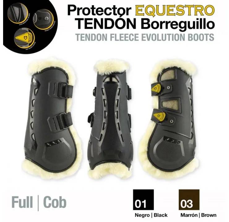 A7114040-FB58-4784-93B9-85B720B1B554 PROTECTOR EQUESTRO TENDÓN BORREGUILLO Zaldi - Imagen 1