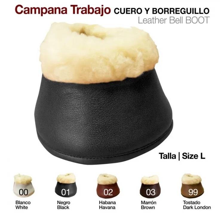CAD3976F-084B-4298-BA65-37E4739CBE6E CAMPANA TRABAJO CUERO CON BORREGUILLO - Imagen 1
