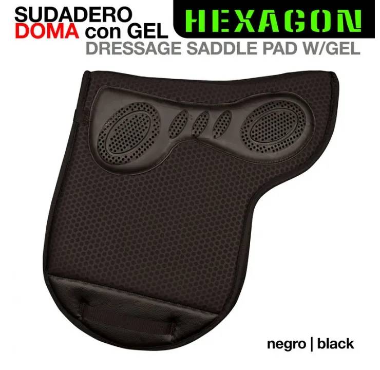 E526216B-09E6-4281-ABE6-9295195A2531 SUDADERO DOMA HEXAGON CON GEL 313131 NEGRO Zaldi - Imagen 1