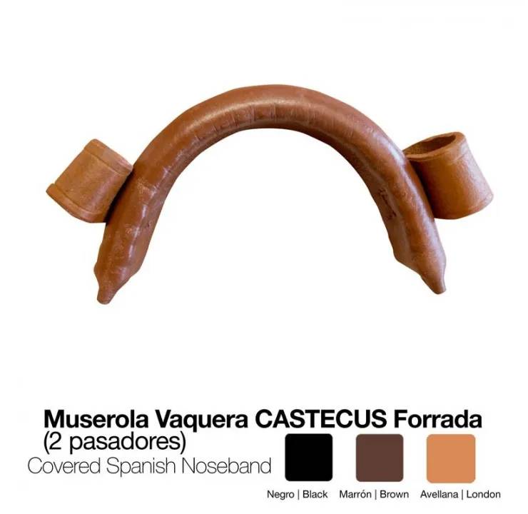 E93F3D7D-D05A-4681-BDAC-74261BC5239E MUSEROLA VAQUERA FORRADA CASTECUS PASADOR - Imagen 1
