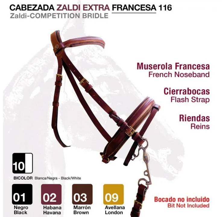 EE833E19-151A-4000-9679-3393426D0927 CABEZADA ZALDI EXTRA FRANCESA 116 Zaldi - Imagen 1