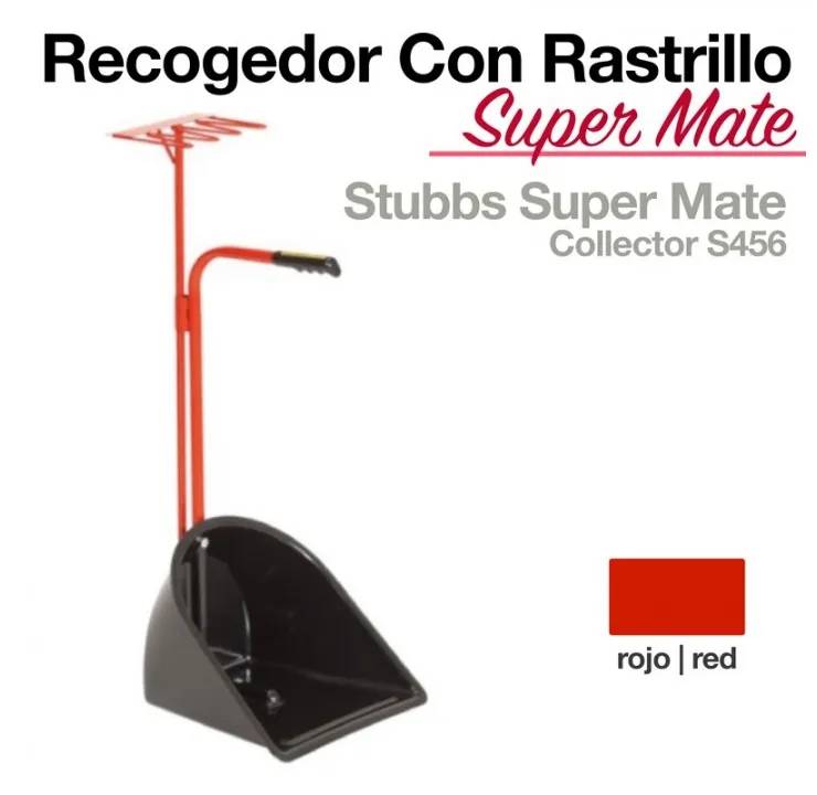 FBE922E7-281D-4726-BB7F-658D5E94E9A6 RECOGEDOR CON RASTRILLO SUPER MATE S456 - Imagen 1