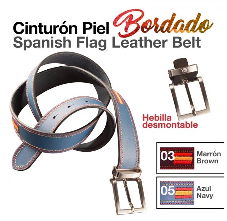 01136F03-6E37-4612-A215-D6C5857B4D5F CINTURÓN PIEL BORDADO 1510/35 Zaldi - Imagen 1