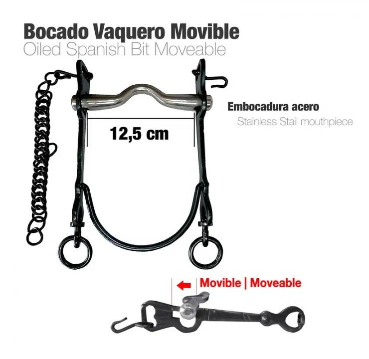 05622B70-9441-48B3-BD47-DF1A4527E1B5 BOCADO VAQUERO MOVIBLE ECO. PAVONADO Zaldi - Imagen 1