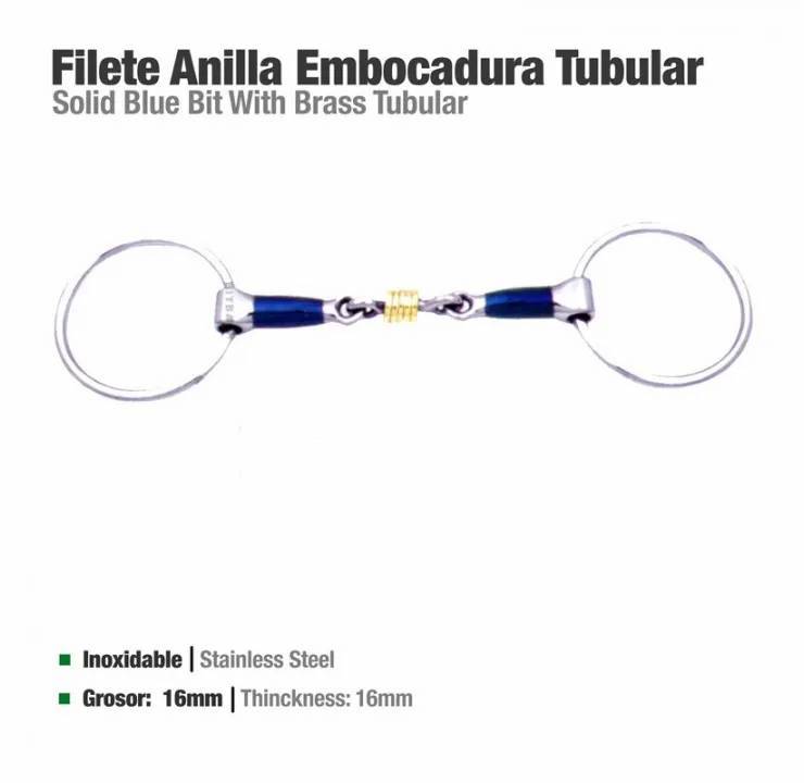 0749A5CC-3019-4B7D-B967-84265E10818B FILETE ANILLA EMBOCADURA TUBULAR BBI INOX Zaldi - Imagen 1