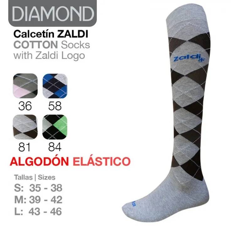 08A09D31-6F38-4FE3-A93E-B476EBA5A72D CALCETÍN ZALDI ALGODÓN ELÁSTICO DIAMOND - Imagen 1