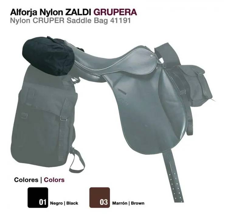 197E0910-D4AA-42B0-A758-83F3450DF0C1 ALFORJA NYLON ZALDI GRUPERA 41191 - Imagen 1