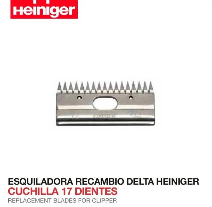 1EED791B-5C2E-45CC-AAAD-071DBF24C3BE ESQUILADORA RECAMBIO DELTA HEINIGER CUCHILLA 17 DIENTES - Imagen 1