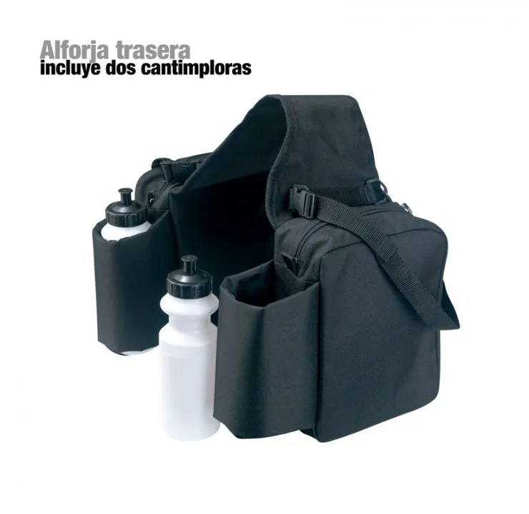 240D003E-9737-4AD1-9258-8A0D911EAE2E ALFORJA TRASERA CON 2 CANTIMPLORAS 286 Zaldi - Imagen 1