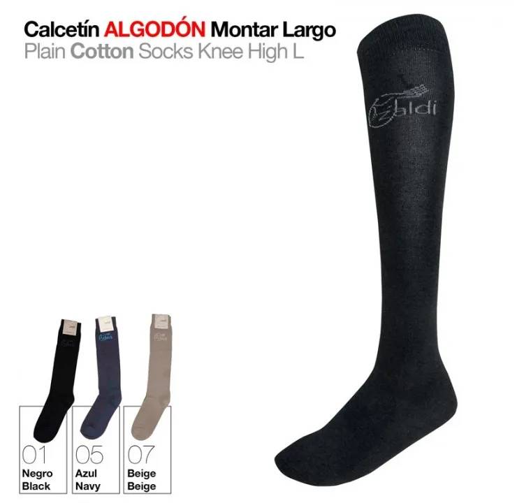 35B9F132-AC9F-4E1F-9F39-444732C99058 CALCETÍN ALGODÓN MONTAR LARGO Zaldi - Imagen 1