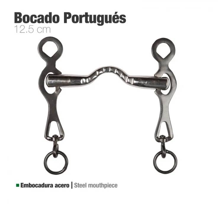 3980ED72-EA97-47F5-9CF8-8DFE5DD709E7 BOCADO PORTUGUÉS EMBOCADURA ACERO ECONÓMICO 12.5cm Zaldi - Imagen 1