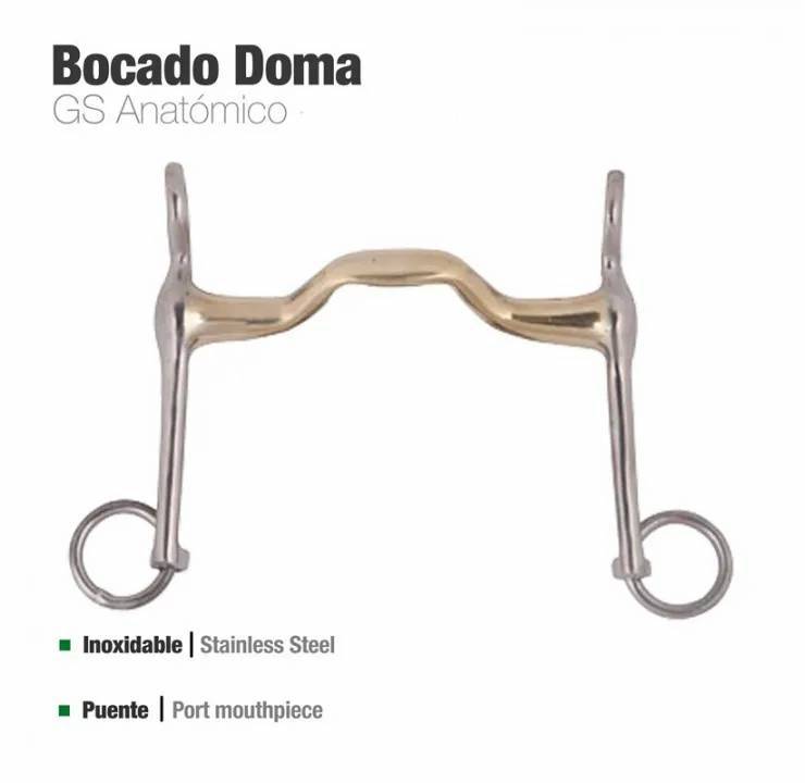 549C4DA7-764F-4900-B362-304DBBA65E4E BOCADO DOMA GS ANATÓMICO INOX Zaldi - Imagen 1
