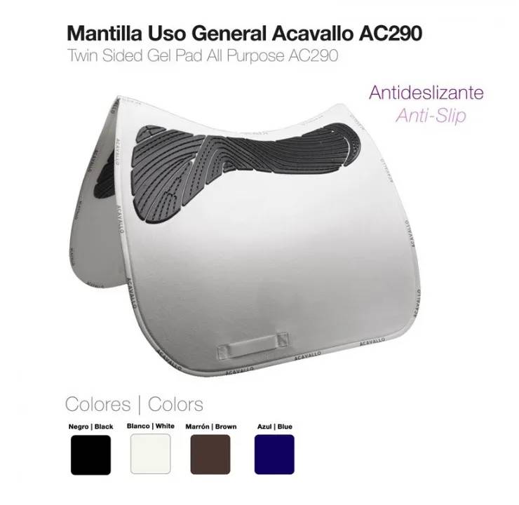 62EAADD2-CCEE-4765-8FA1-6076F39E5871 MANTILLA USO GENERAL ACAVALLO ANTIDESLIZANTE AC290 Zaldi - Imagen 1