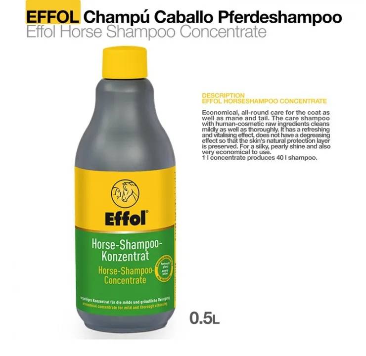79E9906B-6550-4860-895A-F9D43C1A58F6 EFFOL CHAMPÚ CABALLO PFERDESHAMPOO 0.5 litros - Imagen 1