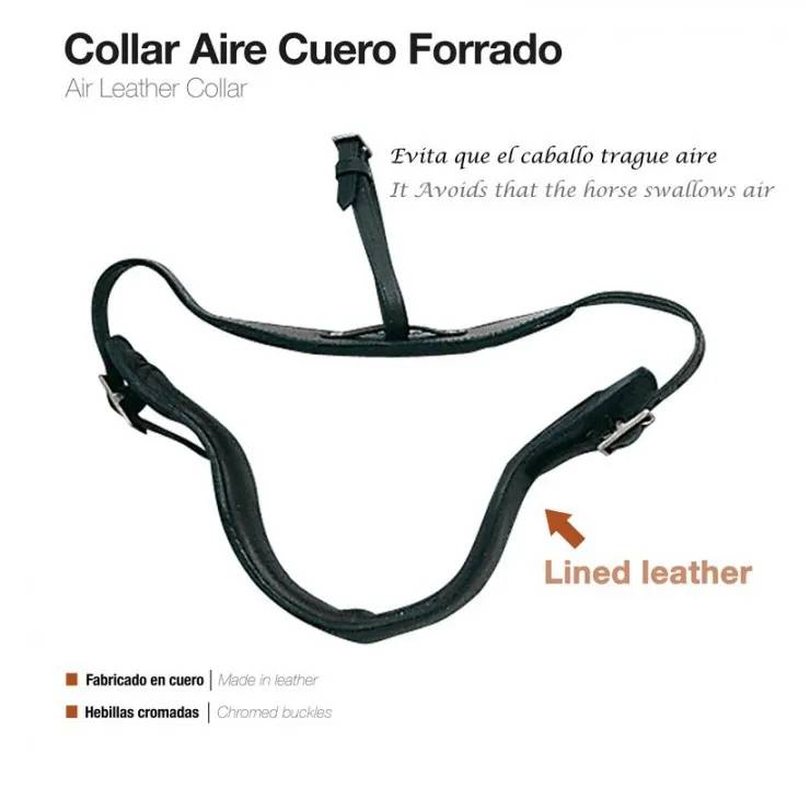 9CD4D011-CF06-4741-A69E-FE25D993CA0C COLLAR AIRE CUERO FORRADO 2713 Zaldi - Imagen 1