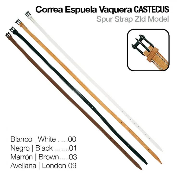 A3579F6F-B5FA-4FD4-BE4F-731DB6D9618A CORREA ESPUELA VAQUERA CUERO CASTECUS Zaldi - Imagen 1