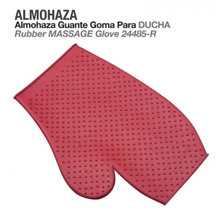 B01E7279-38E2-4EA5-B443-AD487766232A ALMOHAZA GUANTE GOMA DUCHA 24485-R Zaldi - Imagen 1