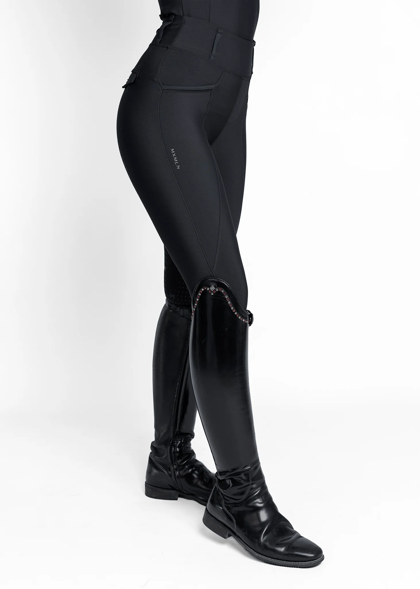 A1A8096.jpg Maximilian Pro Riding Leggings (Black) - Imagen 1