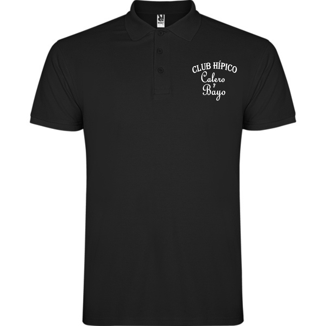ROPA ROCIO BAYO Polo manga corta Negro Calero y Bayo - Imagen 1