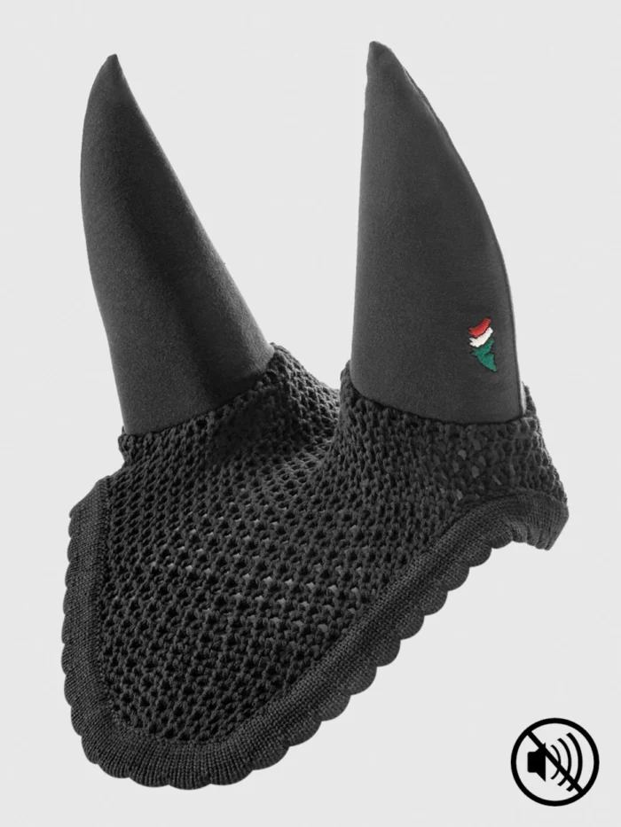 OREJERAS EQUILINE PONY ANTIRUIDOS NED NEGRA EC018PE00061006 - Imagen 1