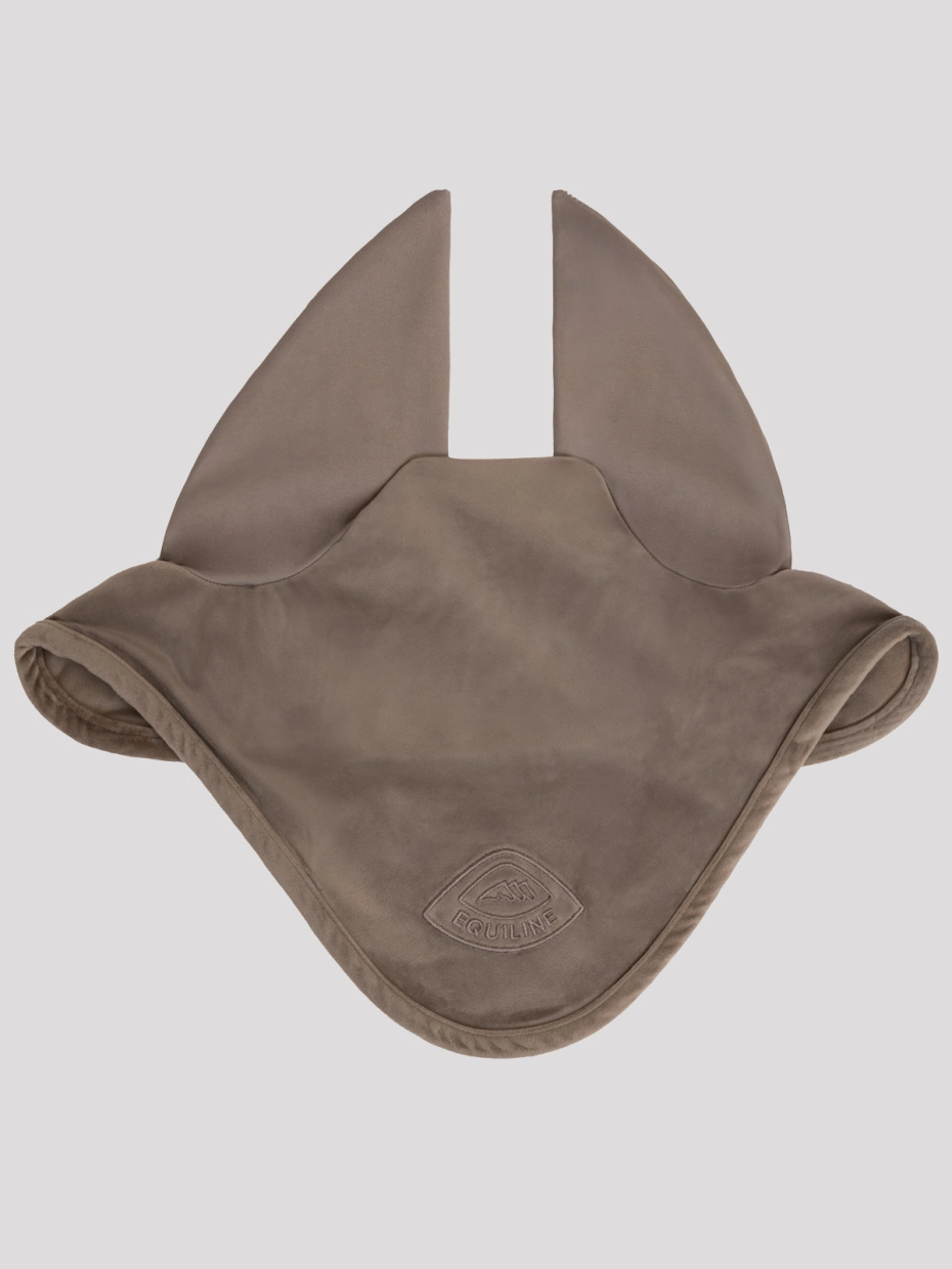 EW125PE11277005_B2C_EW125PE11277_005_01.jpg OREJERAS BEIGE TERCIOPELO EQUILINE EW125PE11277007 - Imagen 1